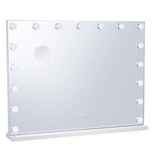 Luci per Specchio da Trucco Hollywood con Lampadine Dimmerabili e 3 Modalità di Colore, Ingrandimento 5X, Versione USA - Product Image 2