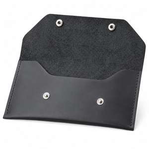 Portefeuille à enveloppes en cuir véritable en gros, fabricant en vrac, organisateur de défi d'épargne de luxe personnalisé LCE-0018 - Product Image 1