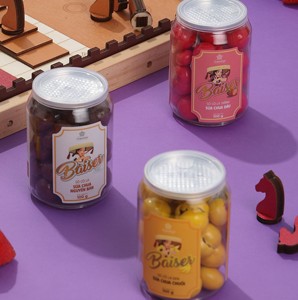 Dragées au chocolat sans sucre avec centre au yaourt lyophilisé, produits en gros en vrac dans un coffret cadeau personnalisé - Product Image 5