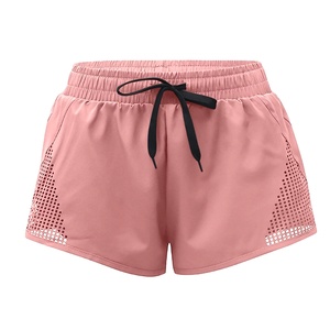 Short élastique en coton doux avec cordon de serrage Short respirant d'entraînement de yoga pour femmes de haute qualité Short en spandex pour femmes - Product Image 2