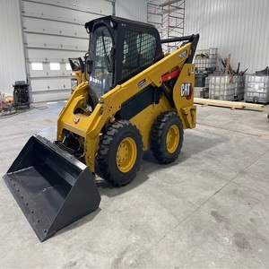 Chargeuse sur pneus compacte Caterpillar 262D d'occasion, moteur diesel, équipement de construction d'origine CAT 262D en bon état - Product Image 3