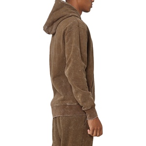 Pas cher prix 100% coton lavage à l'acide sweats à capuche hommes pull vêtements de rue surdimensionné Vintage lavé à capuche par BS 2026 - Product Image 2