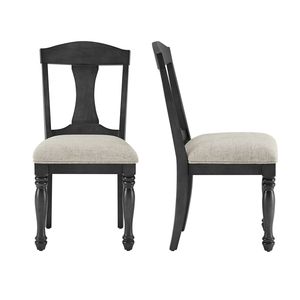 Set di 2 Sedie da Pranzo Retrò Stile Mid-Century con Struttura in Legno e Imbottitura per Cucina, Soggiorno e Ristorante - Product Image 1
