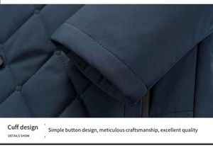 Wholesale Custom Casual <b>Warm</b> Fancy Fashion Winter Outdoor Men's Jackets Washed Zipper <b>Waterproof</b> Windproof - Product Image 6