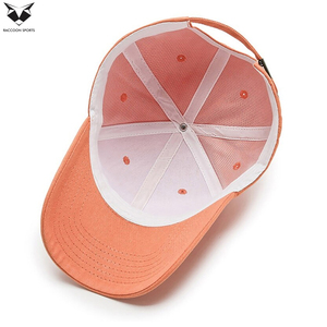 New Trendy Fashion & Sports Use Lightweight Adjustable OEM/ODM Logo Design Blank <b>Plain</b> Summer Structured Pre-curved Baseball <b>Cap</b> - Product Image 6