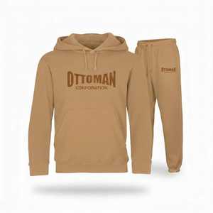 Conjunto de Sudadera con Capucha para Hombre, Transpirable, de Alta Calidad, Multicolor, Diseño Sólido, Ropa Deportiva para Gimnasio, Entrenamientos de Invierno, Tela de 340g - Product Image 5