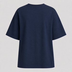 100% Cotton Custom Women's V-Neck Drop Shoulder Regular Fit Short Sleeve Casual Breathable T-Shirt - Product Image 2