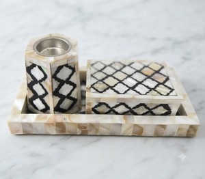 Juego de Quemadores de Incienso de Nácar, Soporte para Bakhoor, Bandeja Mubkhar, Caja, Difusor de Aromaterapia Hecho a Mano para Decoración del Hogar - Product Image 2