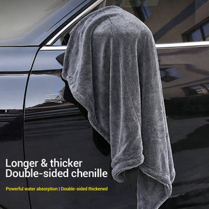Serviette de nettoyage automobile en microfibre torsadée super absorbante 1400 g/m² 40x40 cm à séchage rapide pour le detailing automobile (vente en gros) - Product Image 3