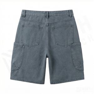 กางเกงยีนส์ขาสั้นผู้ชายฤดูร้อนกางเกงขาสั้นผ้าฝ้ายทรงสลิมฟิตยืดหยุ่นเสื้อผ้าชายขนาดบวกกางเกงยีนส์ลำลองแฟชั่นอินเทรนด์สตรีทแวร์ - Product Image 2