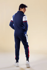 Conjunto Deportivo Elegante para Hombre, Traje Deportivo Personalizado al por Mayor, Conjunto de Sudadera de Poliéster OEM, Ropa Deportiva para Correr, Diseño 2 en 1 - Product Image 2