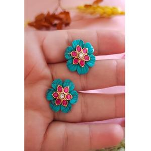 Encantadores Pendientes de Moissanita Chapados en Oro de Latón de Primera Calidad para Mujer, Ideales para Fiestas y Eventos Nocturnos, Colección de Moda - Product Image 1