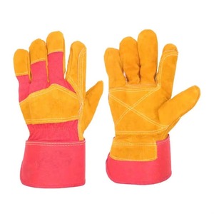 Gants de travail en cuir antidérapants durables, nouveau style, avec protection antidérapante, prix raisonnable, fabrication - Product Image 1