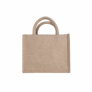 Jute Durable Tote <b>Bag</b> 4.5 Kg Capacity with Open Top Handle Reusable Shopping & Grocery Use Beach <b>Bag</b> Custom Logo Print Available - Product Image 1