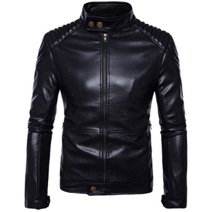 Men Genuine Motorcycle Best Price Custom Men Fashion Leather Jacket Made In Pakistan Fashion Motorbike Jacket - Product Image 2