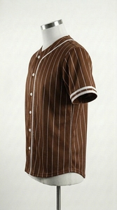Camiseta de Béisbol de Manga Corta, Talla Grande, Transpirable, de Poliéster, Ropa Deportiva Cómoda para Entrenamiento - Product Image 3