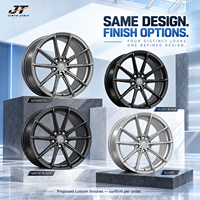 Jantes forgées à cinq branches, 18-22 pouces, finition usinée argentée, 5x112 5x114.3 6061-T6 VIW-151 pour BMW Audi Mercedes-Benz