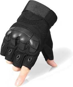 Fabricant de gants de chasse tactiles haut de gamme, logo personnalisé, OEM, approvisionnement en gros, imperméables, isolés thermiquement, demi-doigts, pour l'extérieur - Product Image 5