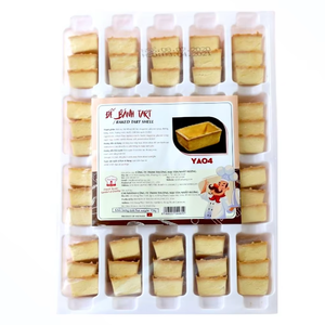The Factory Bestseller Delicious Tart OEM/ODM Wholesale HALAL Bakery Dessert Frozen Baked Egg Tart Shell YA04 720G Export Supply - Product Image 1