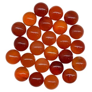 Cabochon rond en cornaline naturelle 11 mm, pierre orange, pierres précieuses en vrac, prix de gros, lot en vrac pour la fabrication de bijoux - Product Image 3