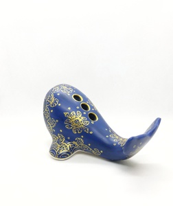 Baleine en papier mâché fabriquée à partir de papier recyclé, matériaux écologiques, réalisée à la main par des artisans thaïlandais expérimentés - Product Image 2