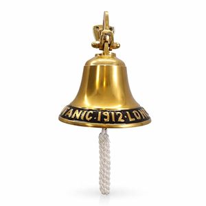 Handmade Aluminium Wall Bell Vintage <b>Nautical</b> Door Hanging Bell 1912 Decorative Marine Home <b>Decor</b> Wall <b>Decor</b> - Product Image 6