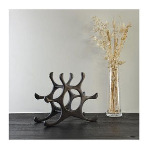 High Quality Metal wine bottle Holder Wine Bottle Organizer Rack <b>Drink</b> Bottle Display rack <b>Stand</b> - Product Image 3