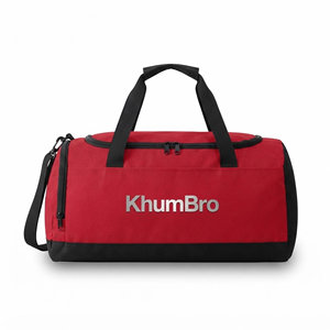Bolsa Deportiva de Lona Azul y Cian KhumBro, Bolsa de Viaje con Compartimentos con Cremallera, Capacidad de 20-30L, Correa Ajustable - Product Image 6