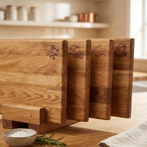Planche à découper en bois multifonctionnelle pour la préparation des aliments - Product Image 6