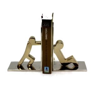 Sujetalibros de escultura de Metal de aluminio para decoración de mesa de diseño de lujo para decoración de hogar y oficina hecho a mano a granel - Product Image 1