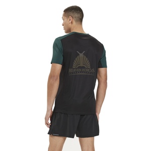 เสื้อยืด5% ยาวเข้ารูปสำหรับผู้ชายผ้าโพลีเอสเตอร์95% ใหม่เสื้อยืดคอกลมยาวเข้ารูปสำหรับออกกำลังกายริงเกอร์เข้ารูป - Product Image 3