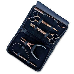 Kit de Pinzas para Extensiones de Cabello de Acero Inoxidable de Doble Trama, Calidad Premium, Sostenible, Color Personalizable, Lujo ANAAIF - Product Image 2