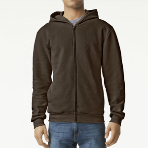 Unisex Zip-Up Fleece <b>Sweatshirt</b> High Quality Cropped Hoodie Boxy Drop Shoulder Design Streetwear Print for Men Women for Winter - Product Image 4