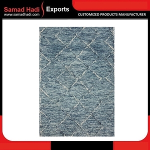 Grand tapis de salon moderne en laine tuftée à la main, durable, antidérapant, résistant à l'usure, brodé, résistant aux taches, de qualité supérieure - Product Image 2