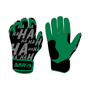 Personalized Leather Left-Handed Baseball Batting Gloves with Padded <b>Hook</b> & Loop Closure OEM/ODM Manufacturer and Custom Colors - Product Image 3