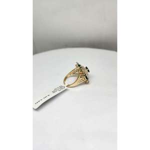 Anillo de Compromiso de Lujo en Oro Sólido de 14K con Diamantes Naturales, Claridad SI, Diamantes Pequeños para Mujer, Certificado IGI, Rodio - Product Image 2