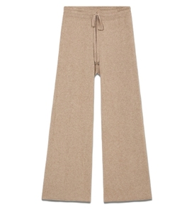 Pantalon tricoté pour filles de haute qualité, respirant, en coton, décontracté, vêtements d'extérieur tendance pour filles, logo personnalisé - Product Image 1