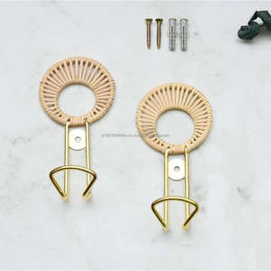 Set of Two Accent Wall <b>Hooks</b> Multicolor Available Most Trending Elegant Simple Looks Colorful Towel Cloth Key Holder & <b>Hooks</b> Set - Product Image 4