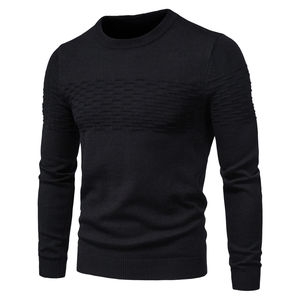 Pull d'hiver premium pour homme 100% coton, confortable, chaud, tricot décontracté, service OEM - Product Image 5