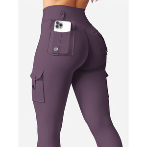 Leggings Elásticos en Cuatro Direcciones para Mujer, Tejido Transpirable de Tacto Suave, Ajuste Delgado Sostenible, para Correr y Caminar al Aire Libre - Product Image 3