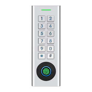 Serrure de porte intelligente autonome IP66 étanche avec clavier et lecteur d'empreintes digitales TTLock pour appartement - Product Image 1