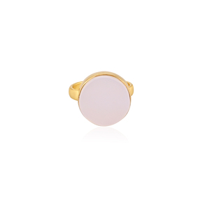 Natural White Onyx Gemstone Stylish <b>Ring</b> Handmade Jewelry for Women - Product Image 1