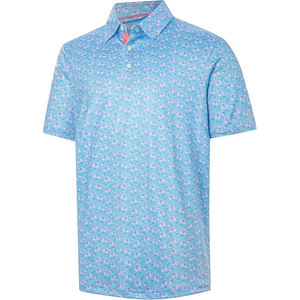 Polo de Alta Calidad para Hombre, Corte Regular, Manga Corta, Cuello Camisero, Transpirable, de Algodón, Informal, para Verano, Oficina, Uso Diario - Product Image 1