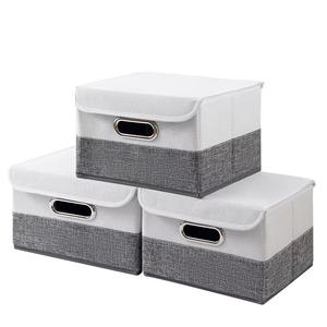 Cajas y Contenedores de Almacenamiento Plegables de Tela con Estampado Único - Product Image 1