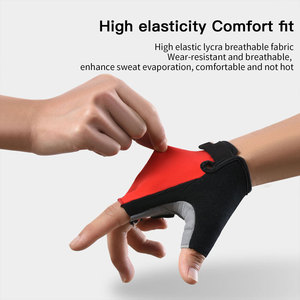 Gants de musculation et de cyclisme unisexes à demi-doigts, pour sports de plein air, entraînement en salle de sport, avec support de poignet, antidérapants et respirants - Product Image 2