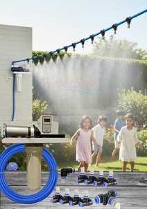 Sistema de Nebulización Automático de Alta Presión con Kit de Nebulizador Eléctrico de 5 L de Capacidad para Refrigeración Exterior, Invernaderos y Granjas Lecheras - Product Image 4