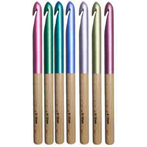 On Time Delivery <b>Crochet</b> <b>Hook</b> Set of 7 Different Size 3.0 mm to 12 mm Custom Selection of Size Source From India - Product Image 2