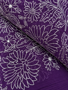 Tela de bordado malté, tela de algodón bordada, tela de encaje, tela de gasa bordada, suministro textil para exportación - Product Image 4