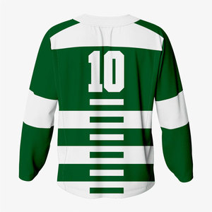 Camiseta de Hockey Nueva 100% Poliéster, Transpirable, con Impresión Digital Personalizada, Bloques de Color, Logotipo del Equipo, Ropa Deportiva para Adultos, Camiseta de Hockey sobre Hielo - Product Image 6