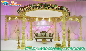 Moderno y Espectacular Mandap para Bodas de Gran Estilo, Impresionante Conjunto de Mandap para Bodas del Sur de la India, Decoración para Bodas, Mandap para Bodas en EE. UU. - Product Image 4